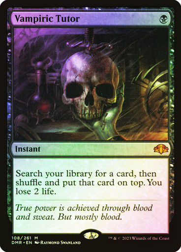 Vampiric Tutor (DMR) / Foil