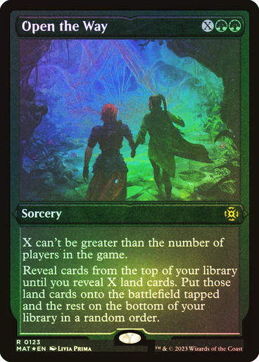 Open the Way (MAT) / Foil Etched