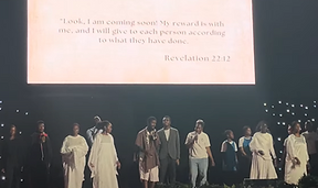 A picture of our drama team during a ministration