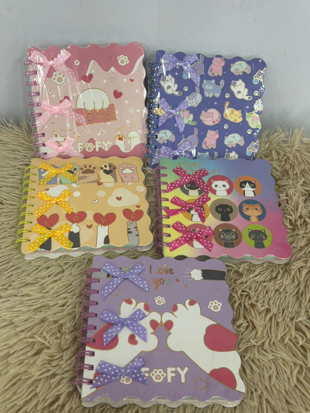 CADERNETAS ESPIRAIS FOFYCAT