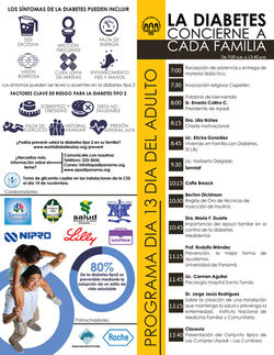Díptico - Programa de evento