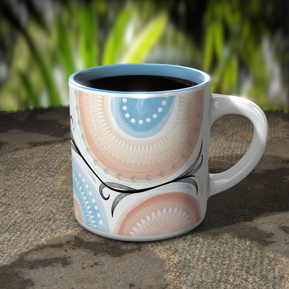 Wzorek Zen-Etno blue