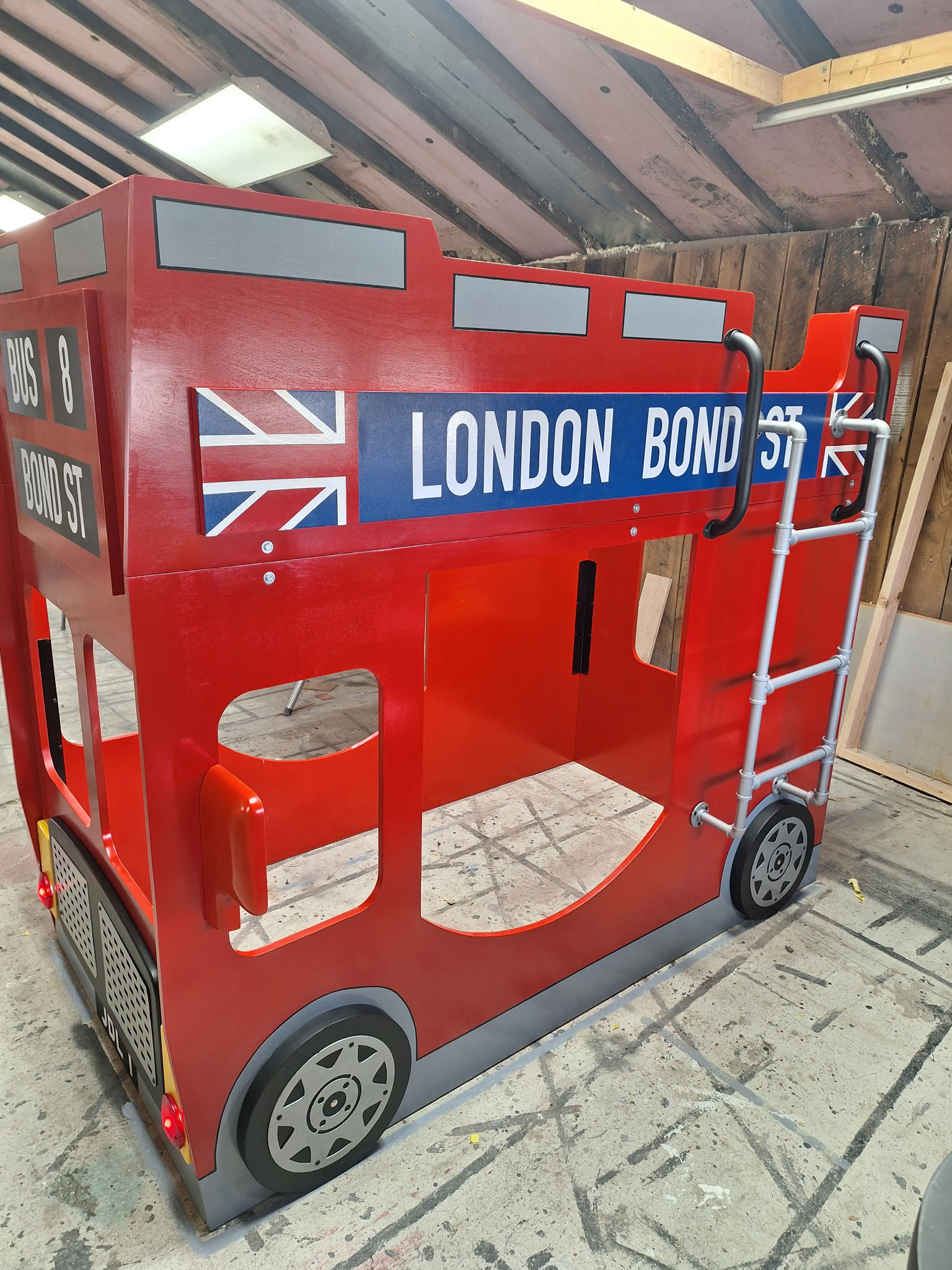 London Bus Bunk Bed for Kids