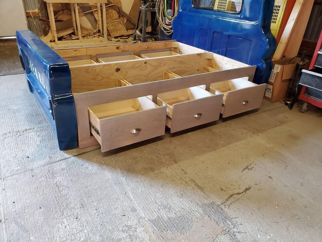 Full Size Captains Bed