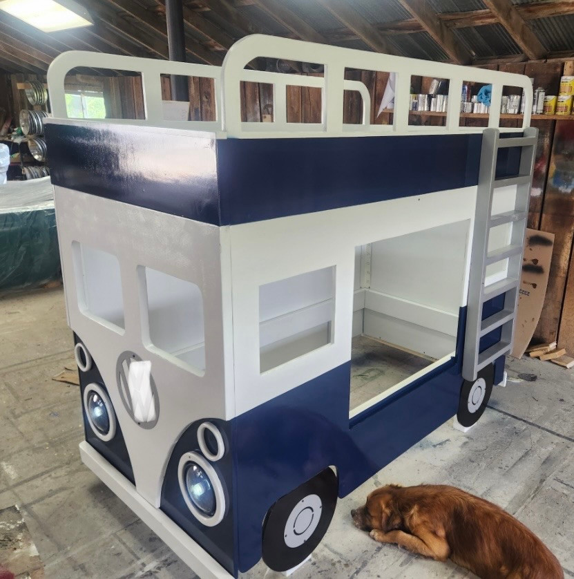 Kids Bunk Bed Bus