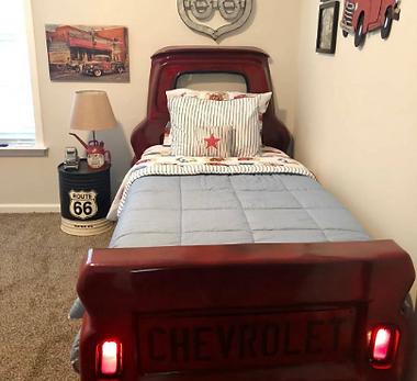 Twin Size Chevy Truck Headboard and Footboard