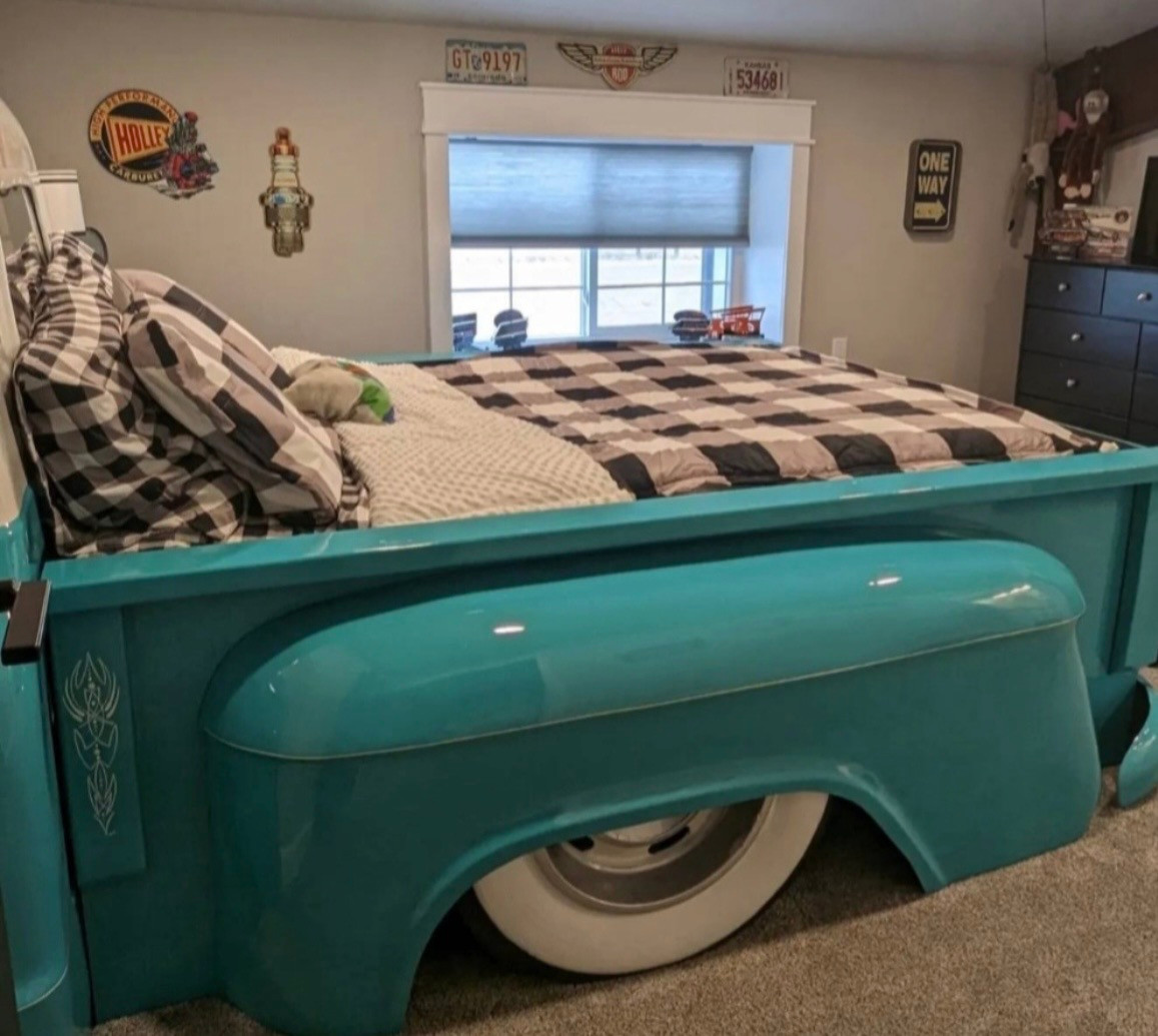 1967 truck bed full size kids bed