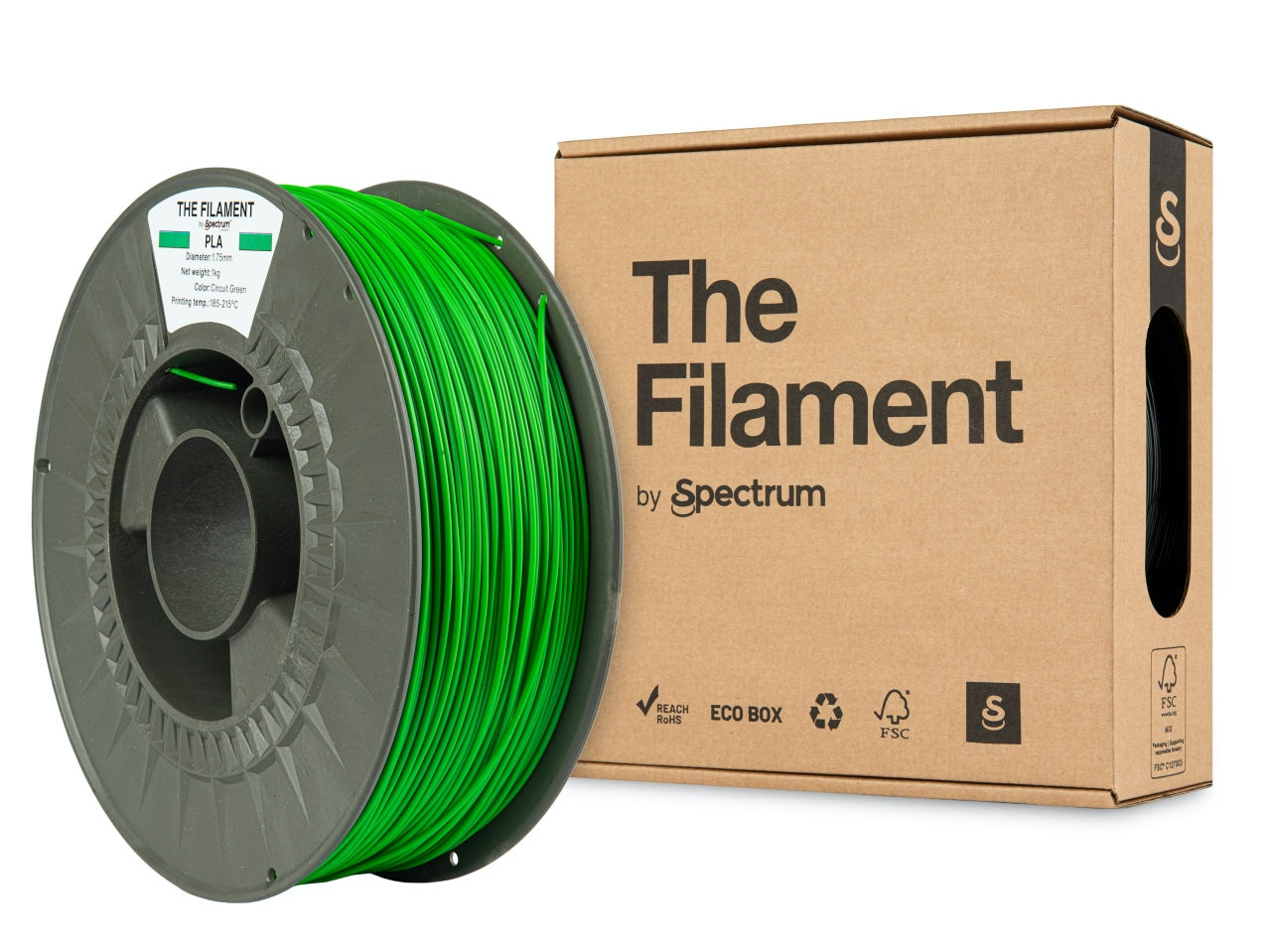 PLA TF CIRCUIT GREEN 1kg - Spectrum