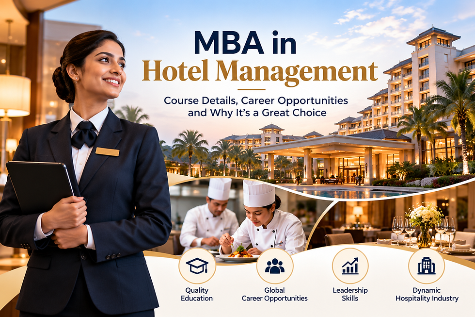 MBA in Hotel Management-Is It the Right Career Move for Your Child?