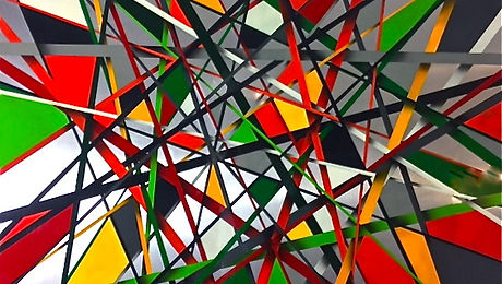 Composition with green, 2017 (spray paint and hight gloss lacquer on aluminium, 80cmX120cm).jpg