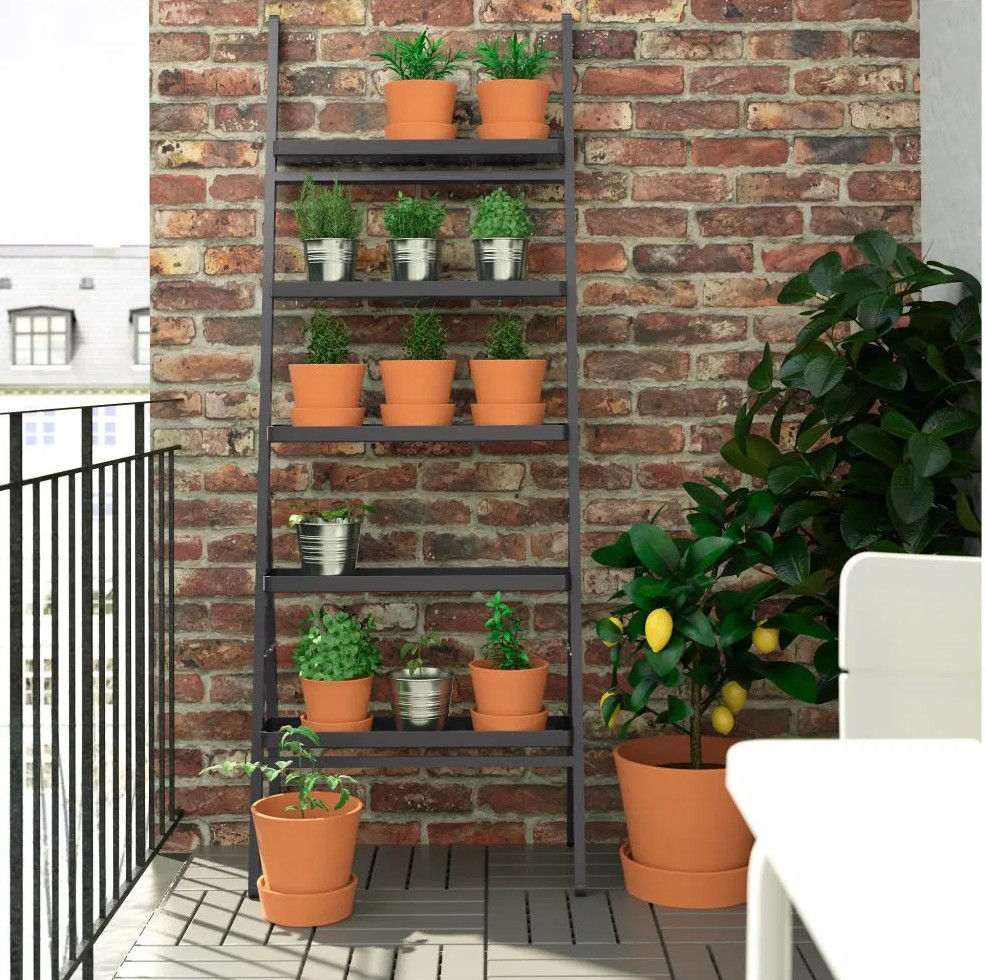 Étagère décorative en échelle