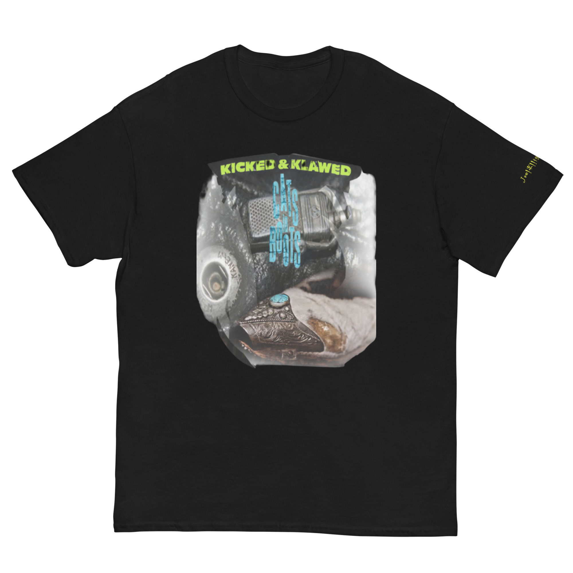 Cats In Boots Leather Boot T-Shirt