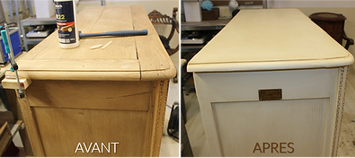 Atelier So Creativ' Restauration meuble AVANT APRES
