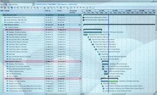 P6 CPM monthly update simple
