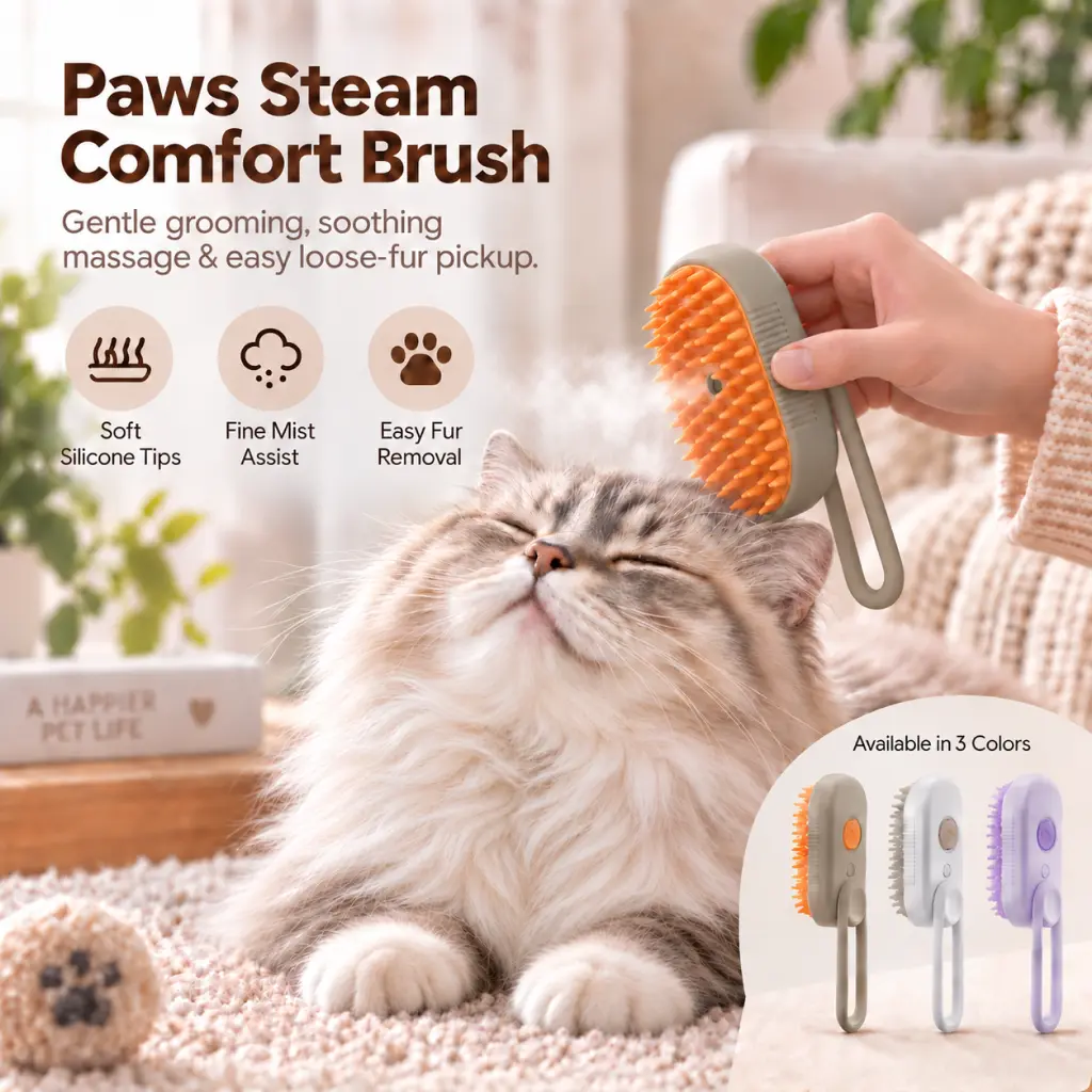 Paws & Steam Comfort Brush