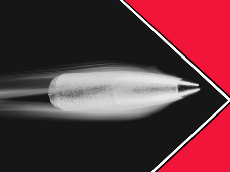 A featured image containing a black and white picture of a moving bullet.