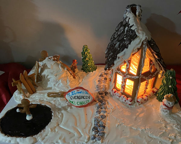 Alpine Gingerbread House by Jenn Solomon.