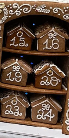 Gingerbread Advent Calendar by Kyndall White