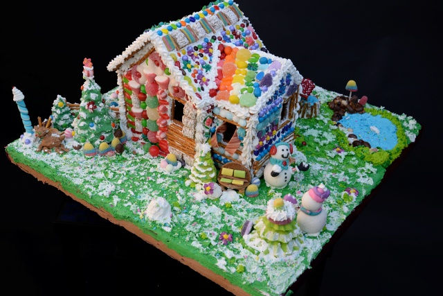 Candy Cane house by Ingrid Hutman