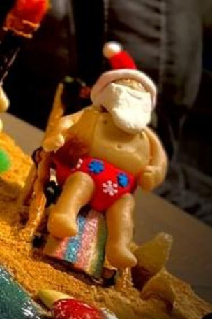Santa on Vacation by Mike Huntington