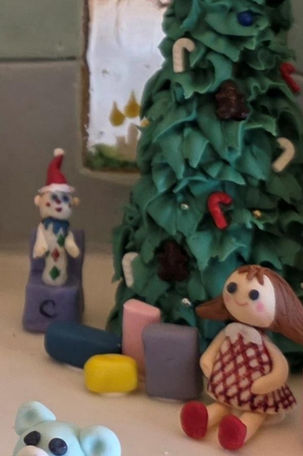 Santa's Workshop Inspired by Rankin and Bass Rudolph the Red Nosed Reindeer by Maria Turner