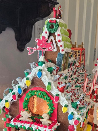 Whimsical Gingerbread Display by Annette Bonfiglio