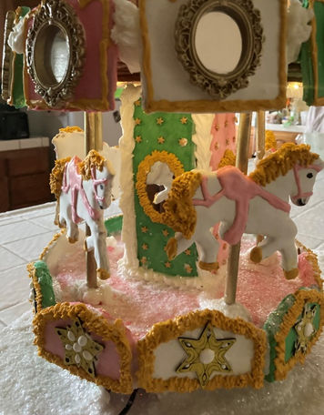 Gingerbread Carousel 2023 by Tammy Graf