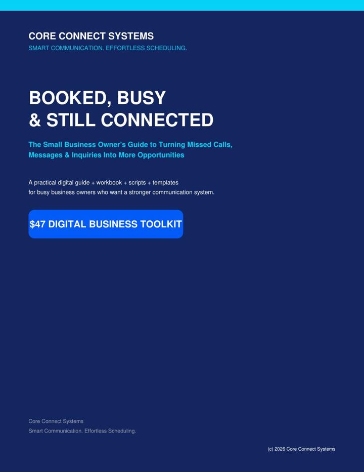 Booked, Busy & Still Connected workbook cover