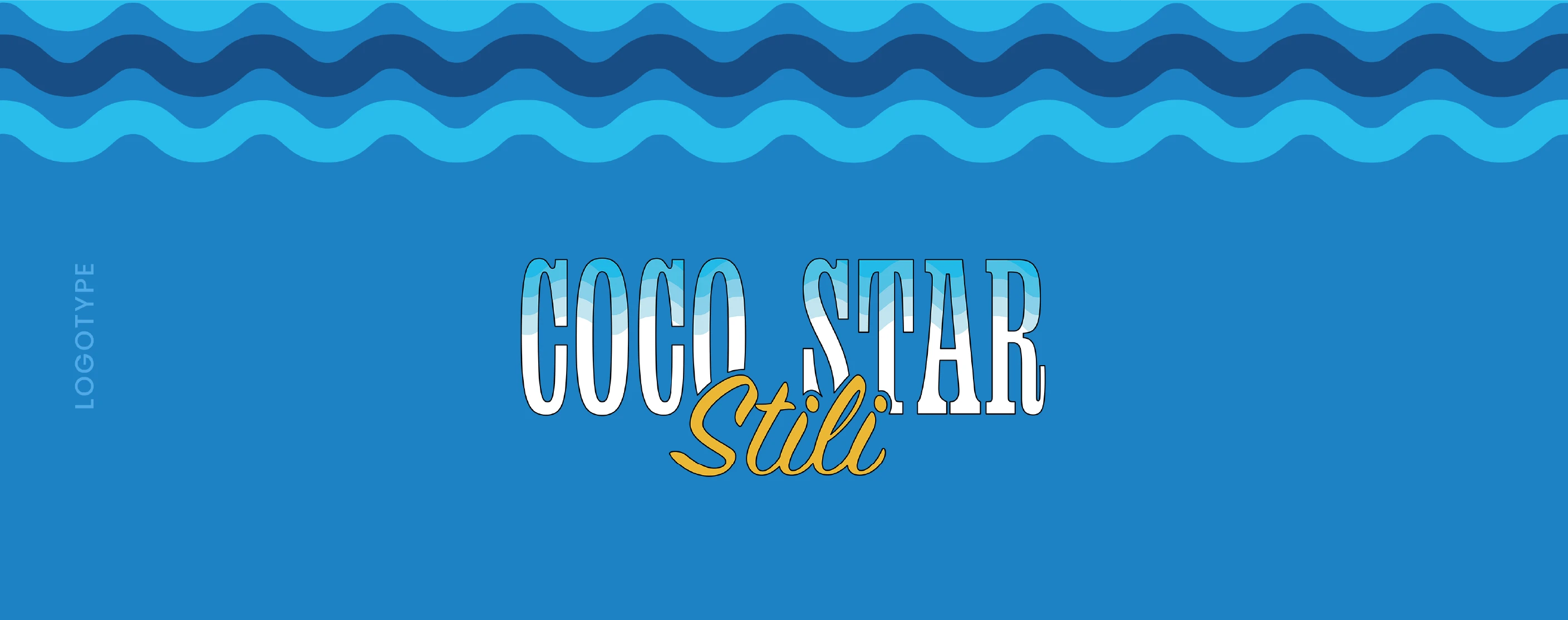 Mavi dalga kimliğiyle Coco Star Stili başlığı.