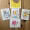 Thumbnail: "Blooming florals" card set