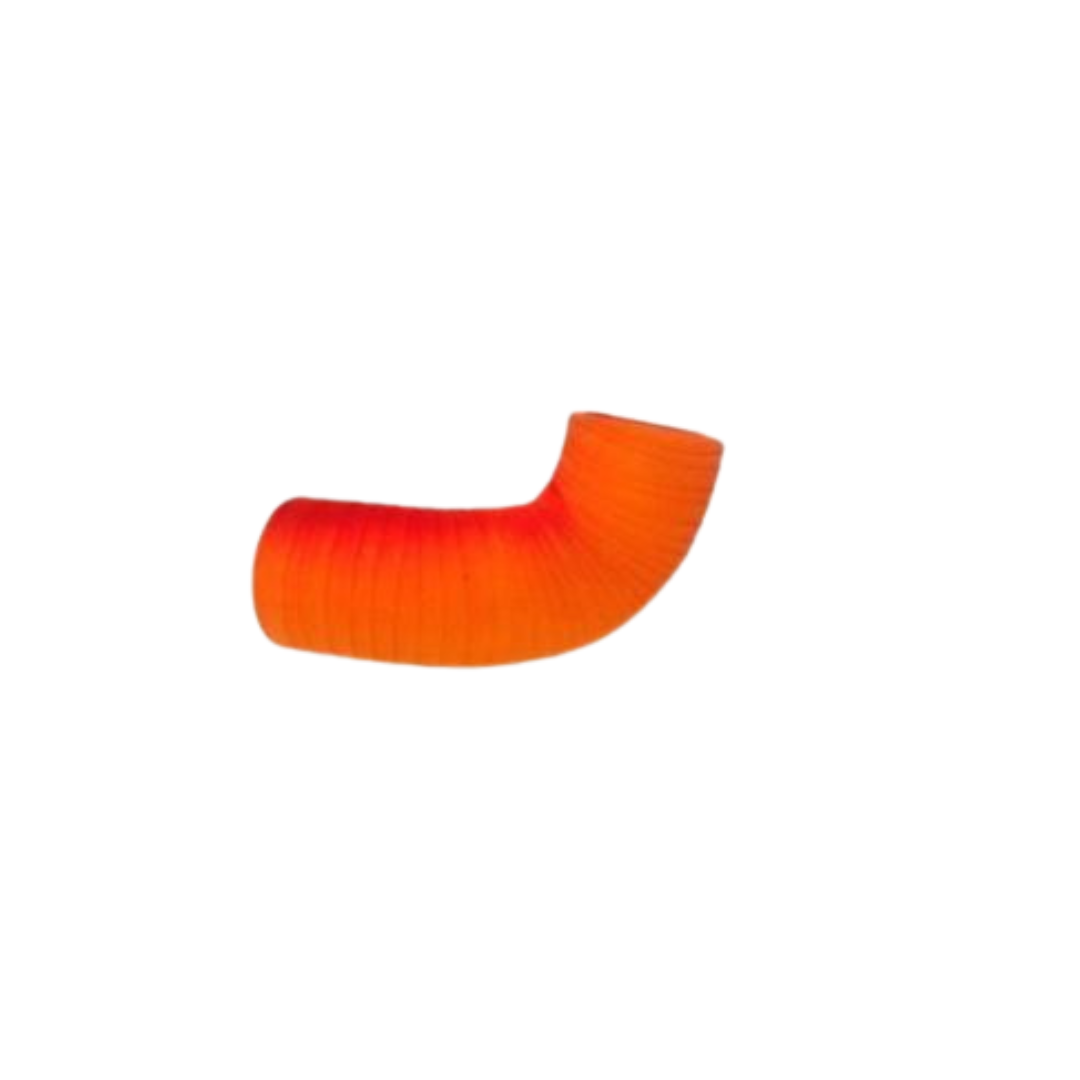 ADN-873Q TURBO OUTLET HOSE EICHER (RED SILICON) DOUBLE BEND TYPE (2” X 2” X