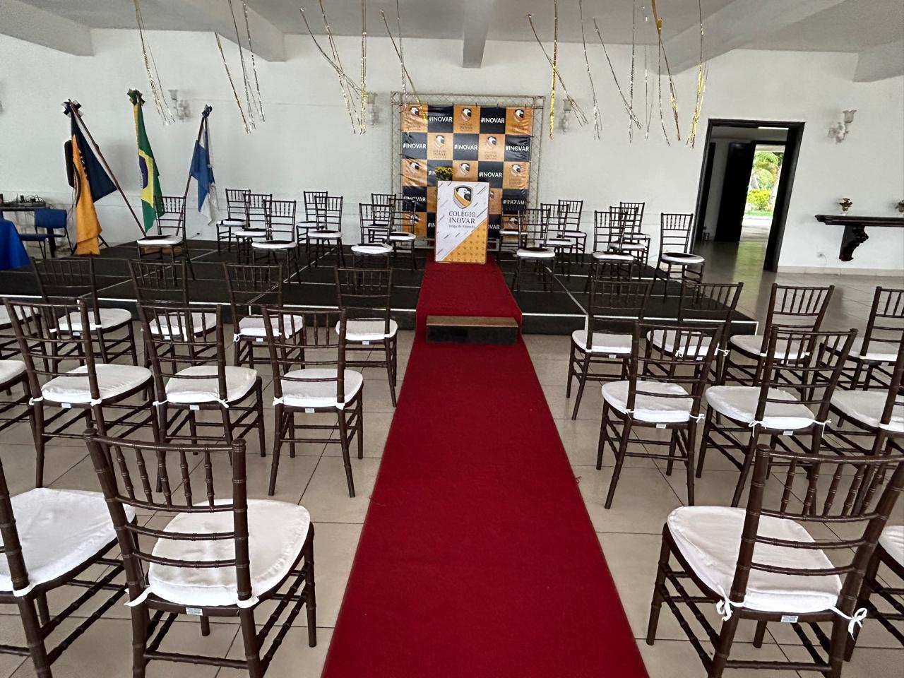 Celebração de formatura no Clube Marapendi