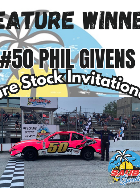 Phil Givens WINS Pure Stock Invitational!