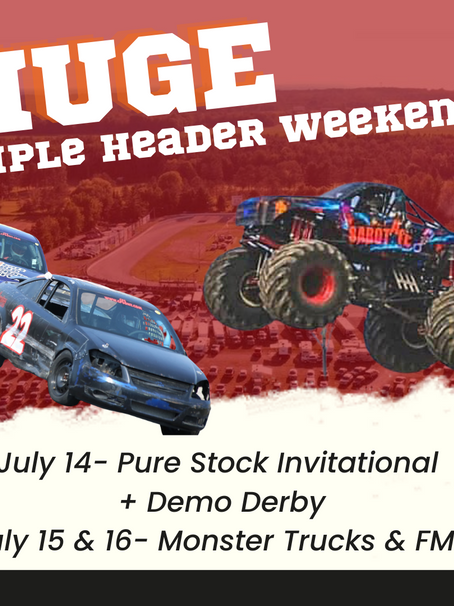 Triple Header Weekend Preview!