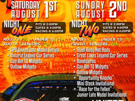 August 1st & 2nd 2026 - HEATWAVE WEEKEND
