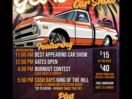 Summer Get Down Car Show Poster