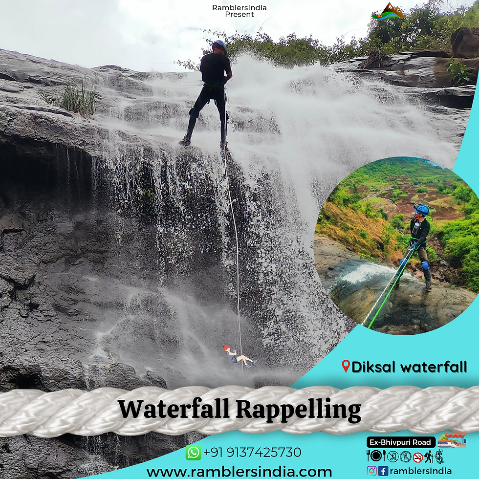 Diksal Waterfall Rappelling