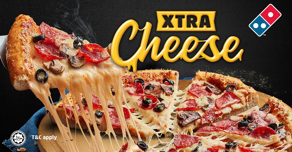 Domino's Pizza With Extra Mozzarella Cheese From Fantasy to Reality