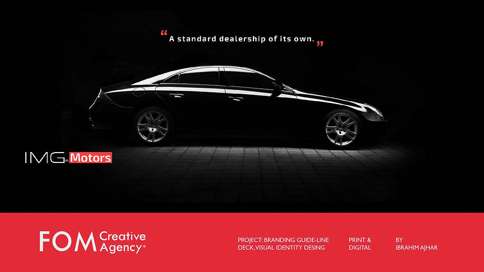 IMG MOTORS - Branding and Gallery Integration