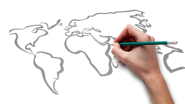 disegno di un itinerario