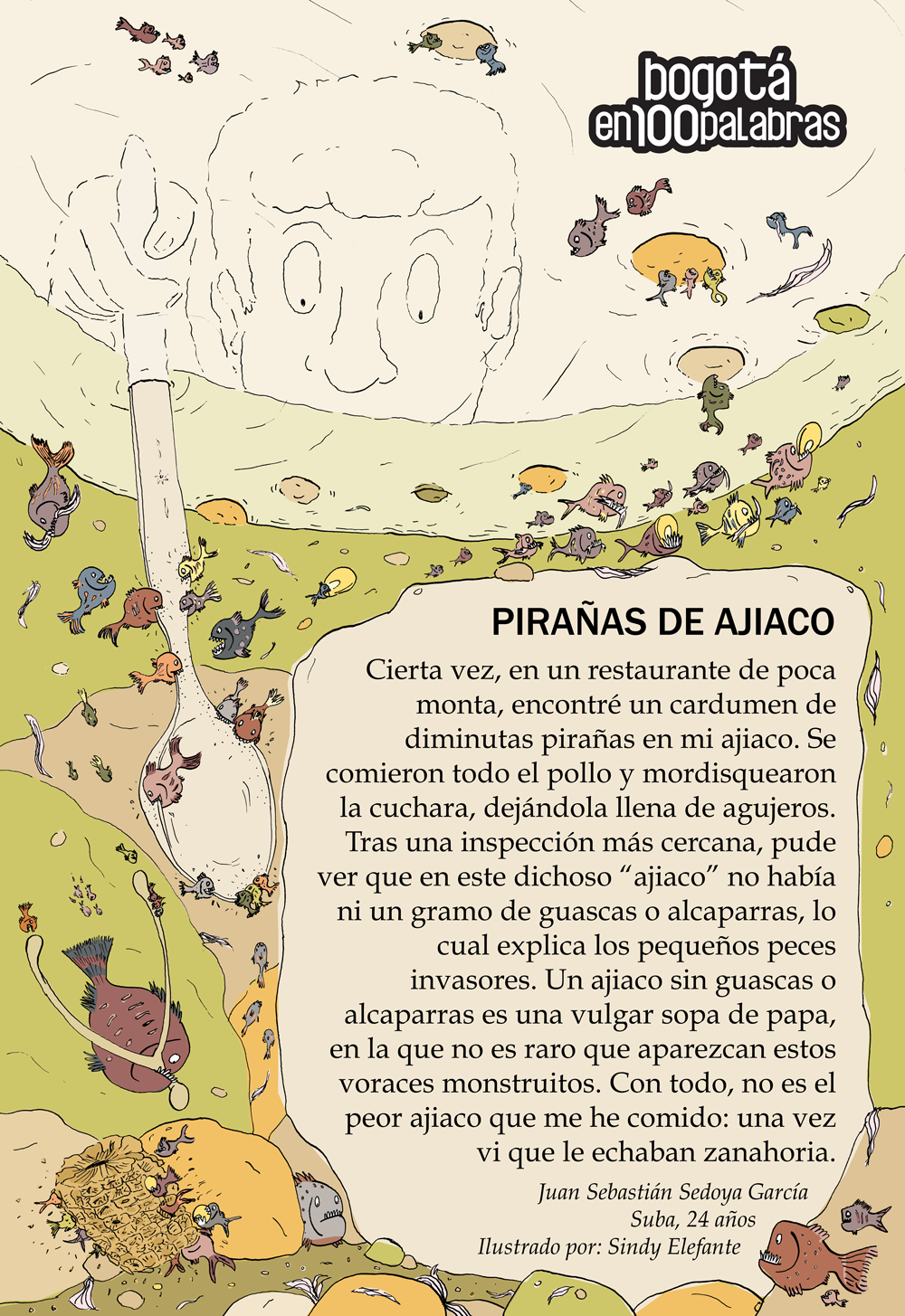 Pirañas de ajiaco.