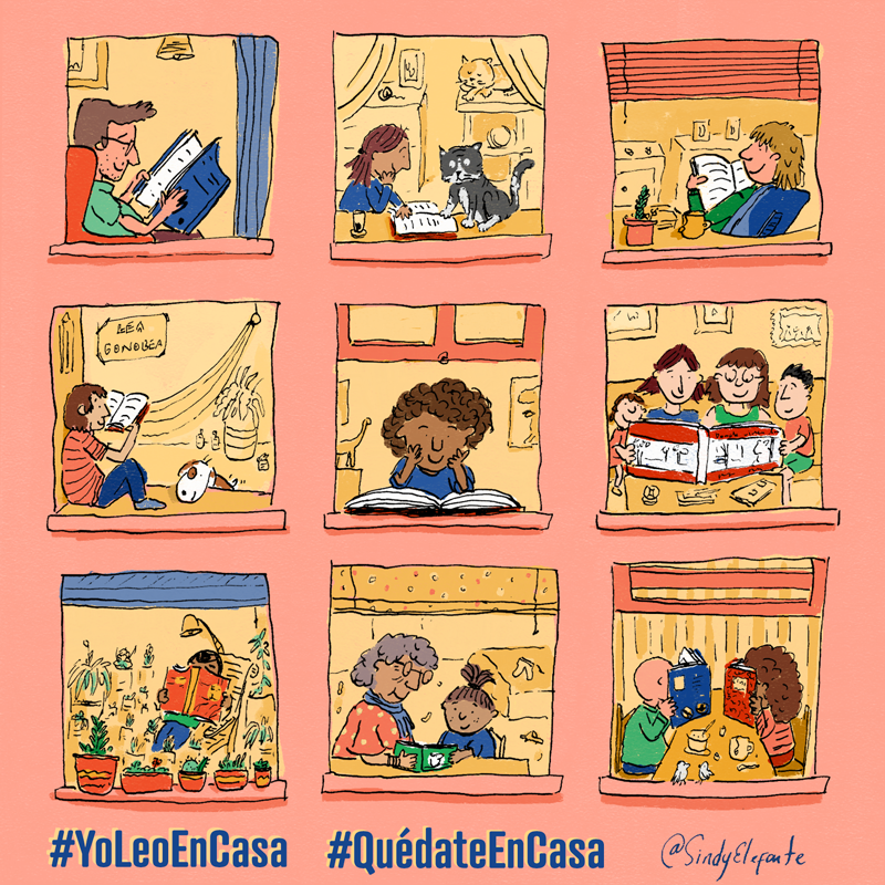 #YoLeoEnCasa