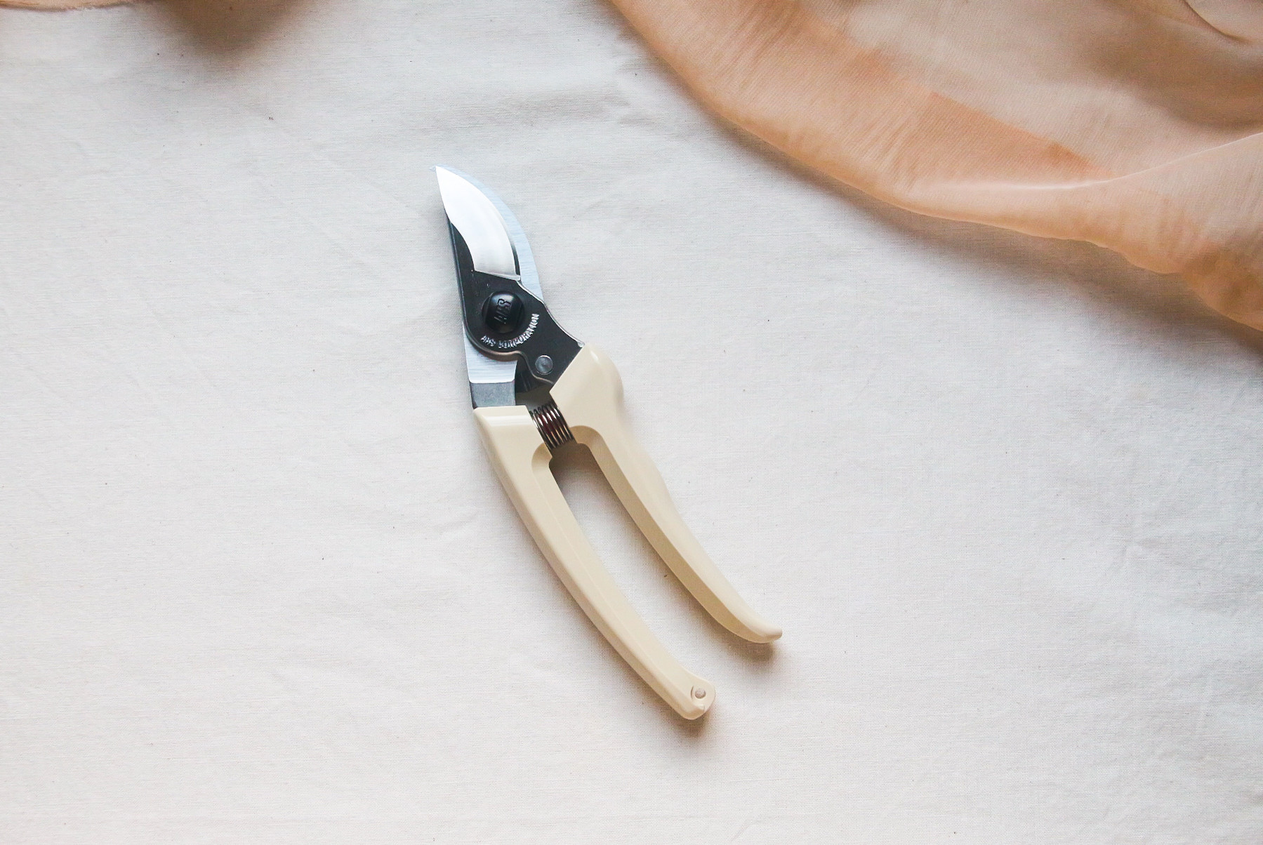 Cream Secateur Top View