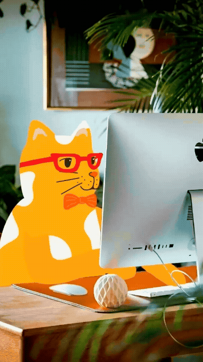 Adobe Express - Cat Typing Vertical 2.gif