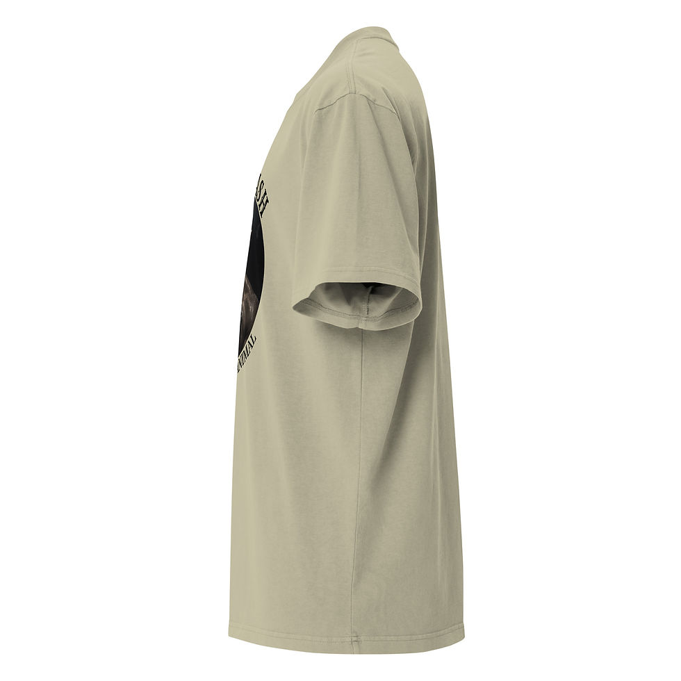 Thumbnail: Men's Oversized faded t-shirt - Unleash Your Inner Animal