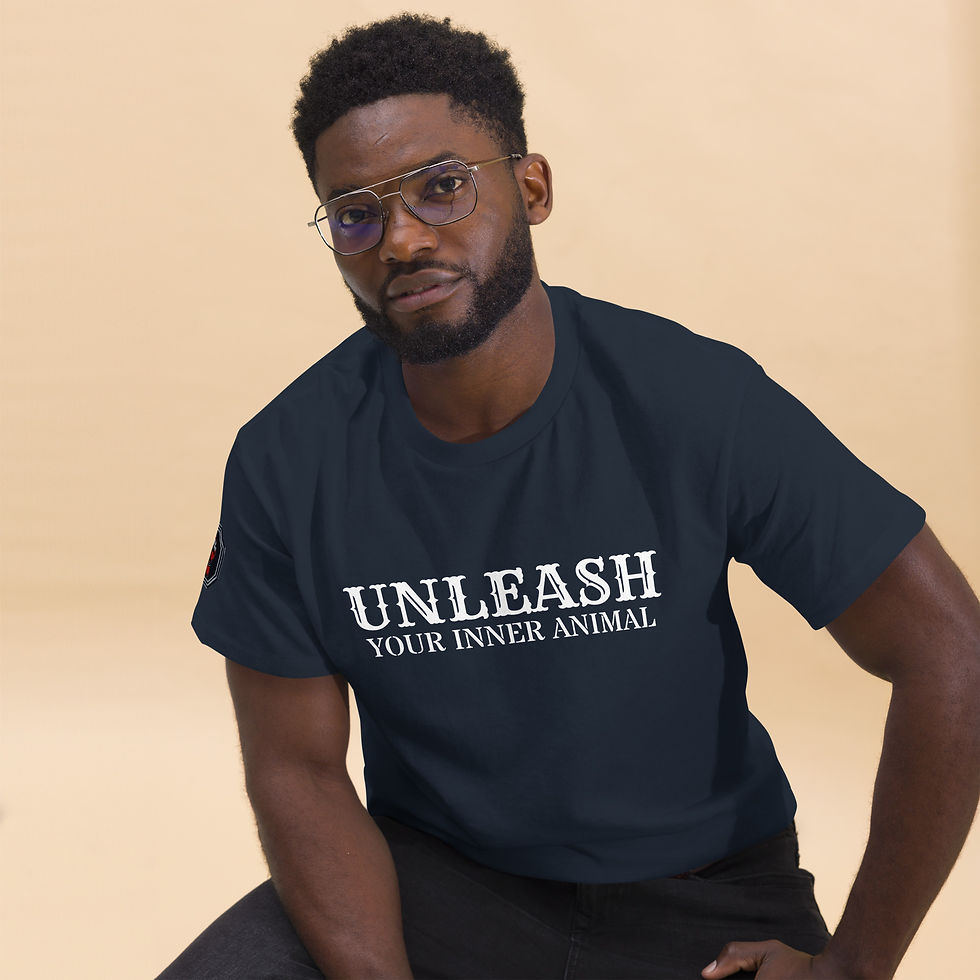 Thumbnail: Unisex classic tee - Unleash your inner Animal