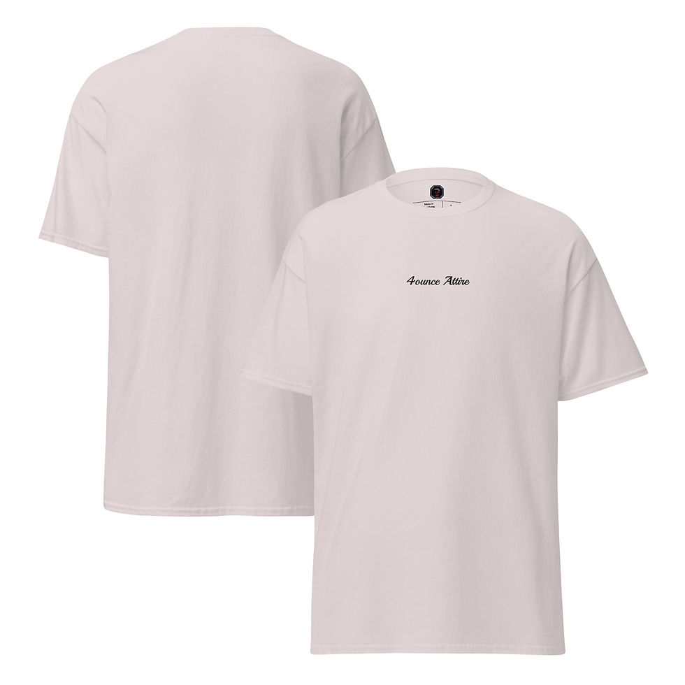 Thumbnail: Unisex classic tee - 4ounce Attire embroided