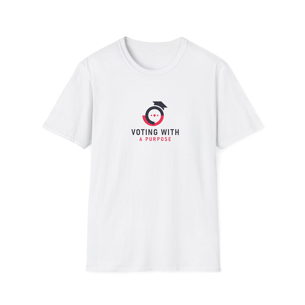 Thumbnail: Voting With A Purpose T-Shirt | Civic Engagement, Vote Logo