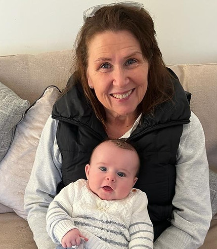 Helen and her grandchild