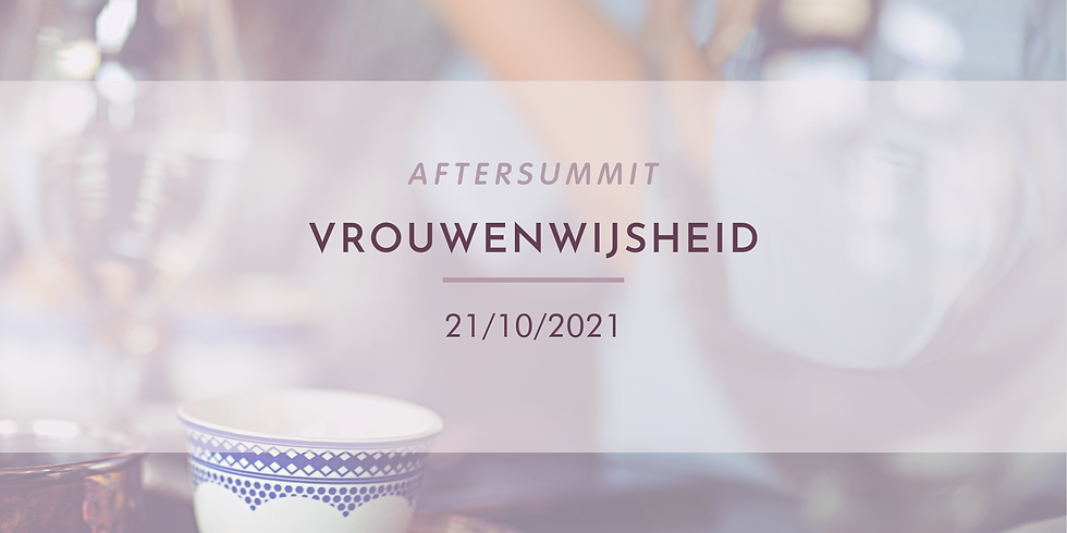 AfterSummit Vrouwenwijsheid -